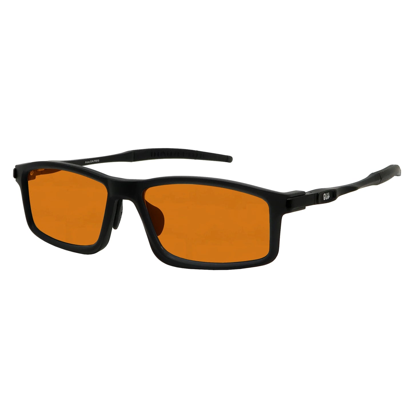 Level Up Prime Black - Amber Blue Light Blocking Lens